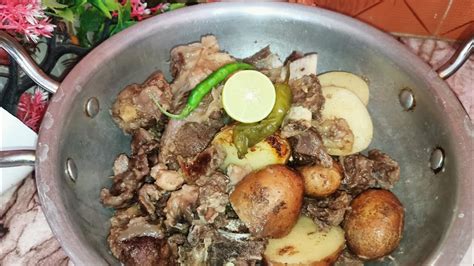 Peshawari Namkeen Gosht Namak Gosht Pakistani Mutton Recipe Youtube