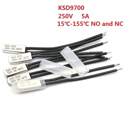 Ksd9700 250v 5a 15 155 Degree Bimetal Disc Temperature Switch Normal