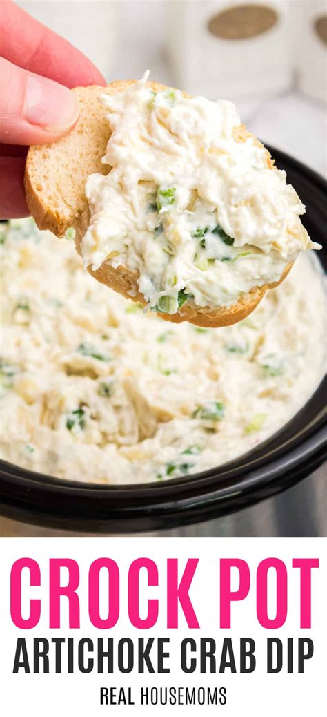 Crock Pot Artichoke Crab Dip