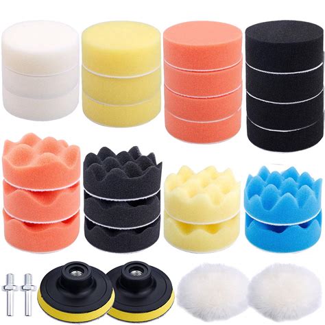 Polishing Pad Augshy 31 Pcs 3 Inch Polishing Pad Kit 3 Inch Buffing