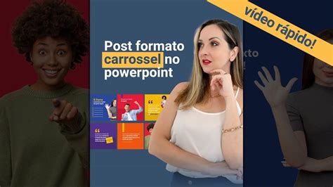 Como Fazer POST CARROSSEL No POWERPOINT YouTube