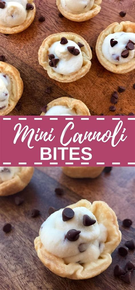 Mini Cannoli Bites Kathryn S Kitchen