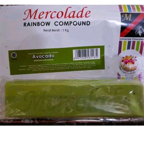 Jual Mercolade Avocado 1 Kg Chocolate Rainbow Compound Cokelat