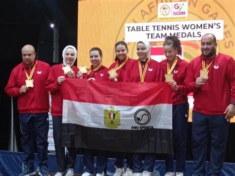 Egypt Wins Gold Medals In Table Tennis Men’s Women’s Team Events Ghheadlines Total News Total