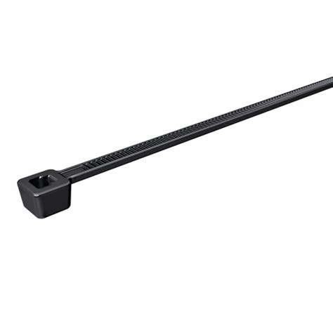 111 01980 T18r Pa66 Bk Hellermanntyton Hellermanntyton Cable Tie 100mm X 25 Mm Black