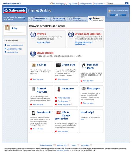 Nationwide Improving Online Banking - Money Watch