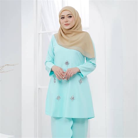 Kurung Riau Scallop Diamond S Xl Plus Size Shopee Malaysia