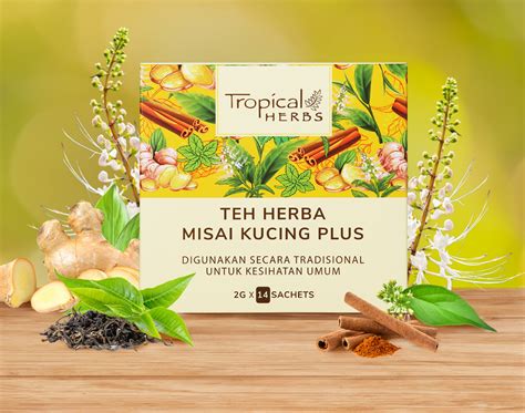 Tropical Herbs Misai Kucing Plus Herbal Tea Traditional Herbal