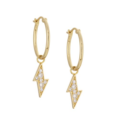 20mm Golden hoops with Charms — atelier18