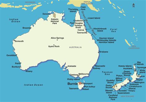 World Cruise Ports: Burnie, Tasmania, Australia