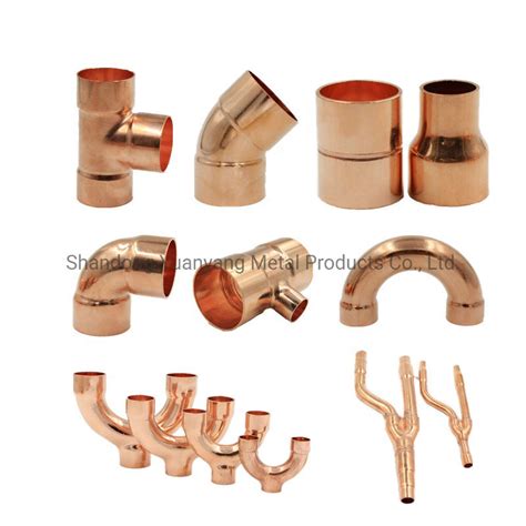 Copper Male And Female Thread Copper Piping System Sanitary Elbow Pipe