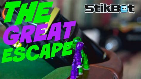 THE GREAT ESCAPE STIKBOT StopMotion YouTube