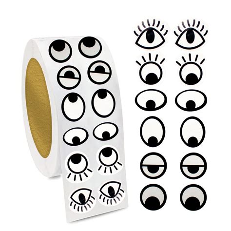 BLMHTWO 2000 Pieces Eye Stickers Large Googly Eyes Self Adhesive ...