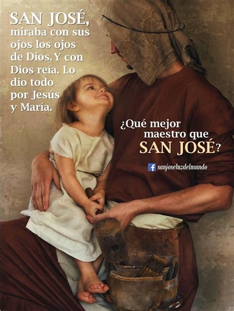 Pin de Pedro Jaime en San José Frases de santos Patriarca san josé