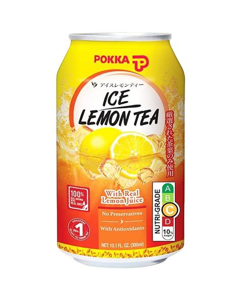 Pokka Ice Lemon Tea Refreshing Citrus Infusion For On The Go