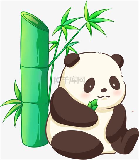 熊猫吃竹子素材图片免费下载 千库网