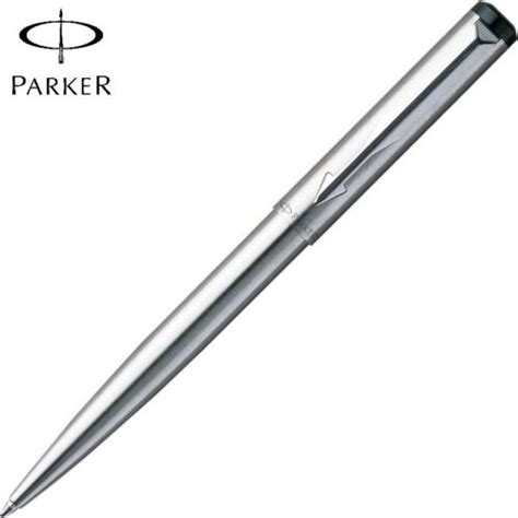 Parker Vector Acier Inoxydable Ss Garnitures Chromées CT Stylo à Bille