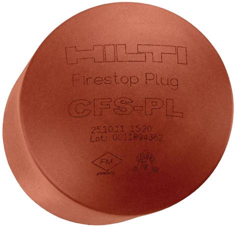 CFS PL Firestop Plug Firestop Blocks Plugs Or Cushions Hilti Canada