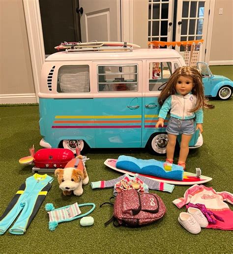 Joss American Girl Doll Lot With Doll Van And Several Sets Ebay