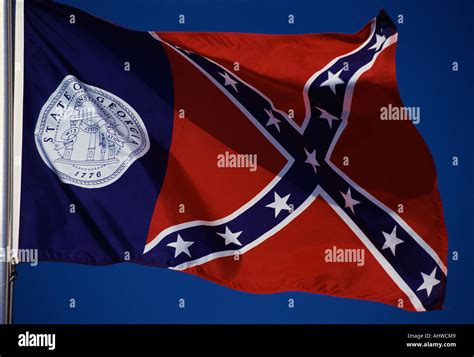 Georgia Waving Flag Hi Res Stock Photography And Images Alamy