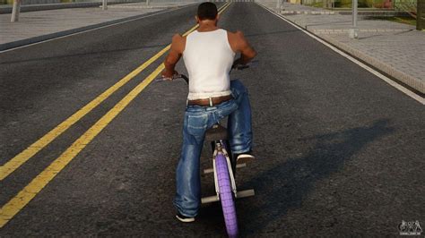 BMX Poland Purple Para GTA San Andreas