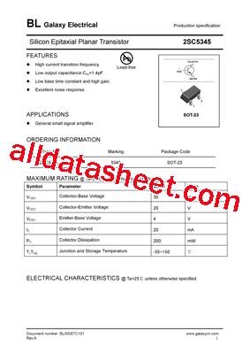 Sc Datasheet Pdf Galaxy Semi Conductor Holdings Limited