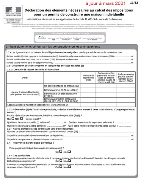 Surface taxable Taxe d aménagement et permis de construire Votre