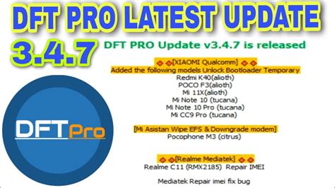 Dft Pro Tool Update Xiaomi Temporary Unlock Bootloader Realme C