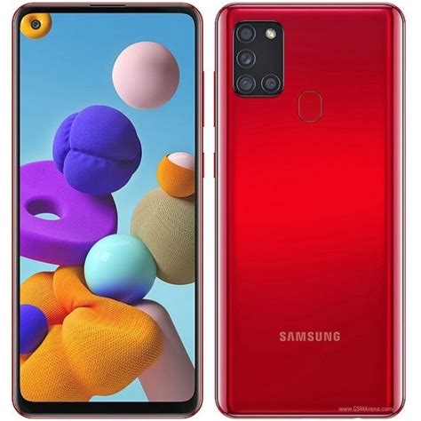 Смартфон Samsung Galaxy A21S, Dual Sim, 3GB, RAM 32GB, Red - eMAG.bg