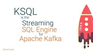 Live Coding A KSQL Application PPT