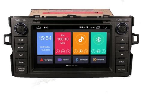 RADIO NAWIGACJA GPS USB TOYOTA AURIS 2008 ANDROID 10772015906