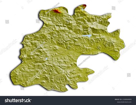 Province Enna Italy Map Shaded Relief Stock Illustration 2188969809 ...