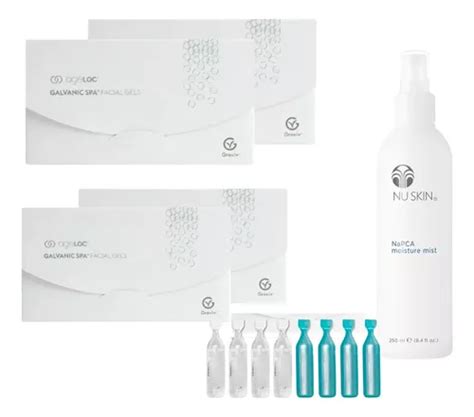 4 Geles Faciales Nuskin Ageloc Galvanic Spa Regalo Meses sin interés