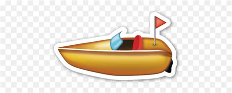 Speedboat Emoticons - Boat Emoji PNG - FlyClipart