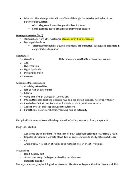 Peripheral Vascular Disorders | PDF | Ischemia | Angiology