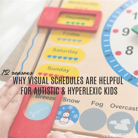 12 Benefits Of Visual Schedules For Autistic Or Hyperlexic Kids And