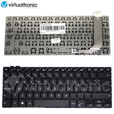 Teclado Asus X407 Negro Espa Ol Original Virtual Tronic