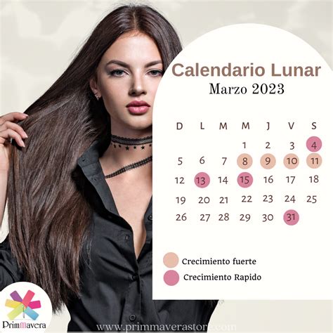 Calendario Lunar Marzo 2023 Primmavera