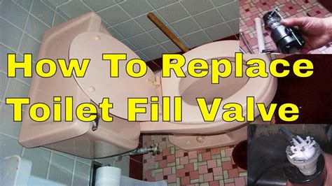 How To Replace Toilet Fill Valve With New Fluid Master Kit Youtube