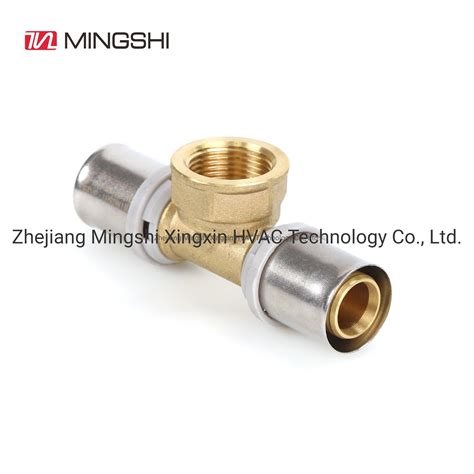 High Standard Pex Multilayer Fitting Brass Press Water Fitting