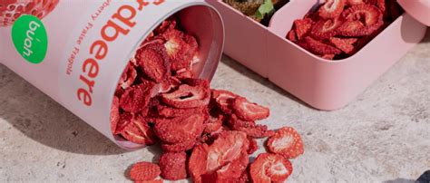 BUAH Gefriergetrocknete Erdbeeren Erdbeer Chips Als Snack Oder Für