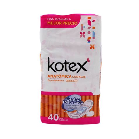 Kotex Toalla Femenina Con Alas Anat Mica Piezas