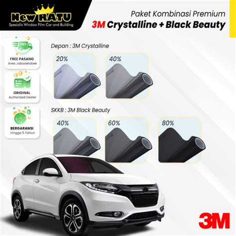 Jual Pake Diskon Kaca Film 3M Crystalline Black Beauty Jakarta