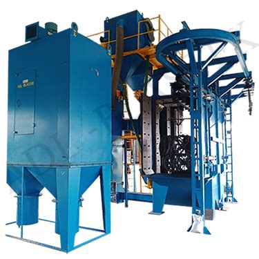 Dark Blue Close Loop Hanger Shot Blasting Machine At Best Price In