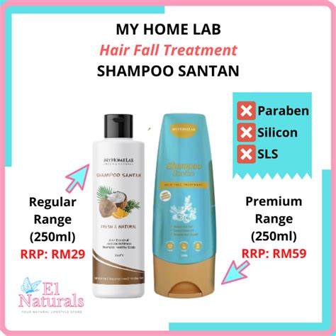 Myhomelab Shampoo Santan Regular Or Premium Coconut Milk Shampoo Hair