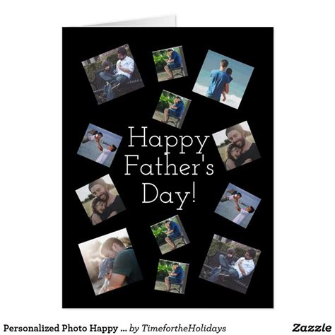 Personalized Photo Happy Father's Day Card | Zazzle | Happy fathers day ...