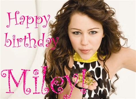 happy early birthday miley - Miley Cyrus Photo (26317657) - Fanpop