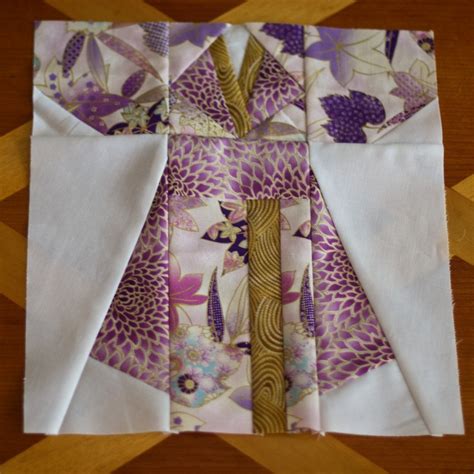 Kimono Quilt Block One Naomi VanDoren