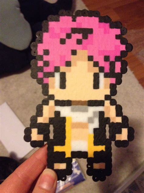 Natsu Dragneel Perler Bead Pattern Плавленый бисер Термомозаика Бисер