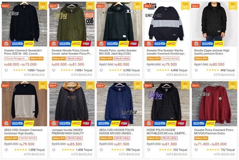 10 Rekomendasi Toko Sweater Di Shopee Murah Terbaik Terpercaya